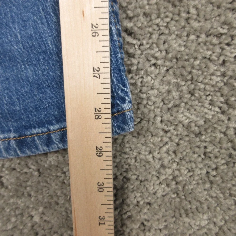 Levis Jeans Mens 30x30 Blue 559 Relaxed Straight Faded Whisker Zip Denim Pants
